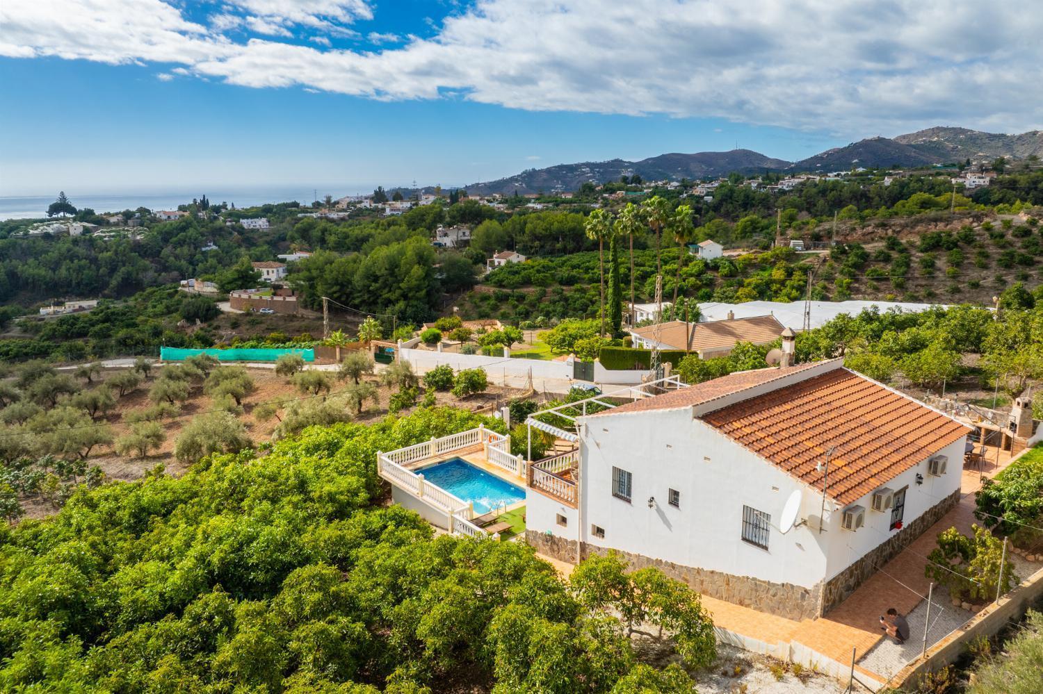 Villa Medina Paloma Frigiliana Bagian luar foto