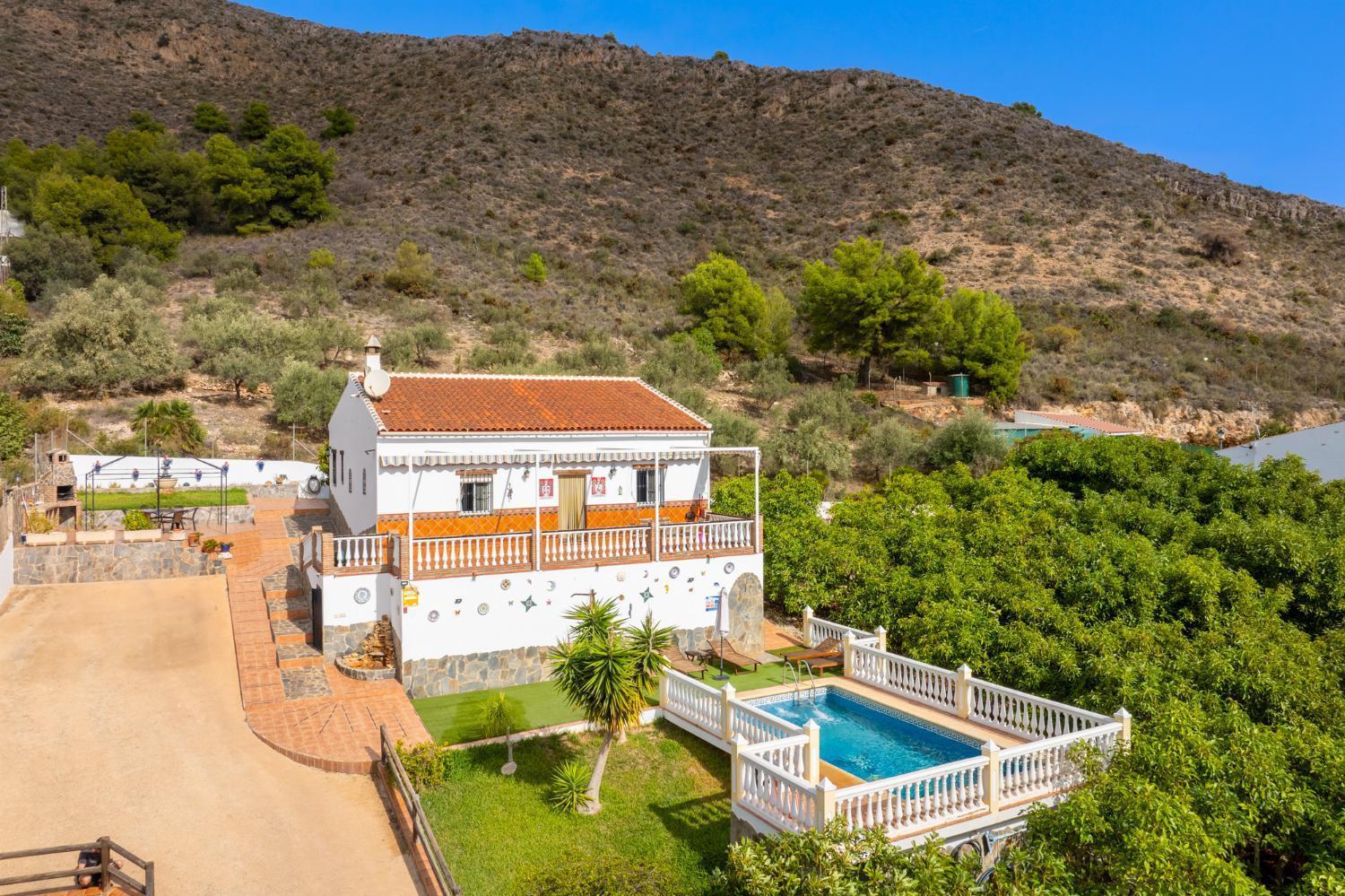Villa Medina Paloma Frigiliana Bagian luar foto
